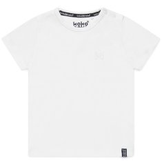 majica za dječake, od organskog pamuka, bijela, 62/68 (XKB0205)