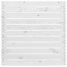 Vidaxl 3-dijelna vrtna garnitura s jastucima masivna borovina bijela