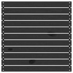 Vidaxl 3-dijelna vrtna garnitura s jastucima crna od masivne borovine