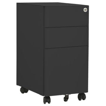Vidaxl Mobilni ormarić za spise antracit boje 30x45x59 cm čelik