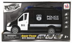 Teddies Policijski swat auto, plastični, 26 cm, s baterijom