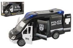 Teddies Policijski swat auto, plastični, 26 cm, s baterijom