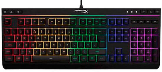 HyperX HP Alloy Core RGB tipkovnica, membranski prekidači, otpornost na prolijevanje tekućine (4P4F5AU#ABU)