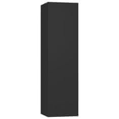 Vidaxl TV ormarići 2 kom crni 30,5 x 30 x 110 cm konstruirano drvo