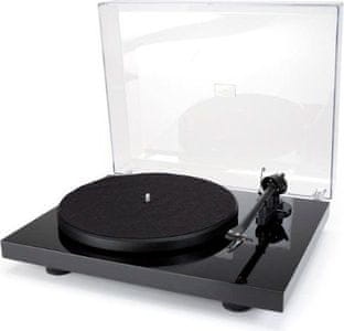visokokvalitetni gramofon pro-ject debi ortofonski prijenosnik audio izlaz poklopac za prašinu tihi rad motora remen pogon čvrsta ploča aluminijske ručice kućište mdf