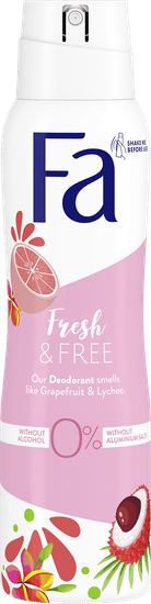 Fa Fresh&Dry dezeodorans, Grapefruit & Lychee, 150 m