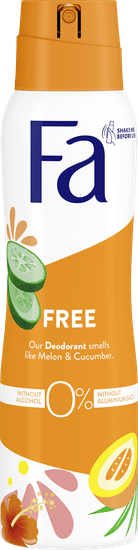 Fa Fresh&Free dezodorans, Cucumber & Melon, 150ml