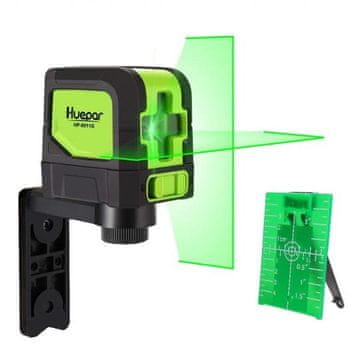 Huepar Zeleni nivelirajući križni laser s magnetskim nosačem