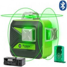 Huepar 603CGBT PROFI zelena 12-linijska laserska razina Bluetooth kontrola