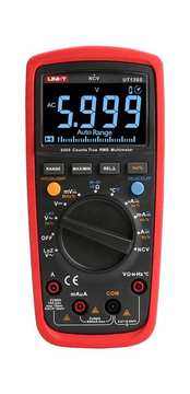 UNI-T Meter Universal Uni-T, V (DC-AC), Stream (AC), Reb., Frekv., Temp., Test Diode, BEEP, HOLD, AUTO