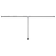 Vidaxl Tenda na ručno uvlačenje s LED svjetlima 600x350 cm žuto-bijela