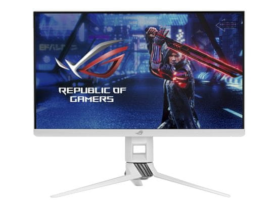 ASUS ROG Strix XG279Q-W monitor, gaming, 68,5 cm, IPS, WLED, 2560x1440, G-Sync kompatibilnost, 170Hz, 400cd/m2, 1ms, 2x HDMI, DP 2x, USB 3.0, bijela (90LM05D4-B01370)