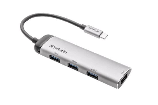 Verbatim USB-C Multiport hub adapter, 4 x USB 3.2 Gen 1