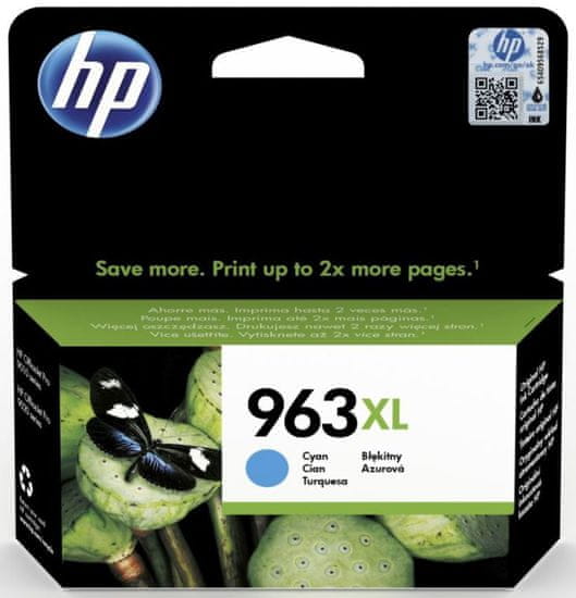 HP tinta 963XL, instant ink, cyan (3JA27AE)