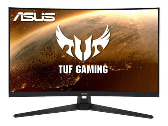 ASUS TUF Gaming VG32VQ1BR monitor, 80 cm, zakrivljen, WLED, VA, WQHD, 2560x1440, 16:9, 3000:1, 250cd/m2, 165Hz, 1ms, MPRT, HDR10, 2xHDMI, 1xDP (90LM0661-B02170)