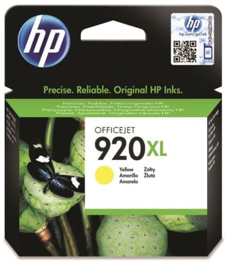 HP tinta #920XL Yellow (CD974AE)