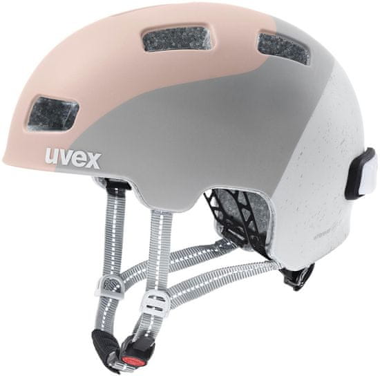 Uvex CITY 4 biciklistička kaciga, 55-58, bijela-siva-ružičasta