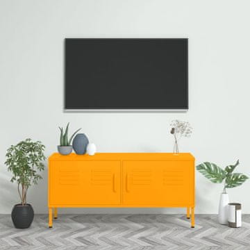 Vidaxl TV stalak boje senfa 105x35x50 cm čelik