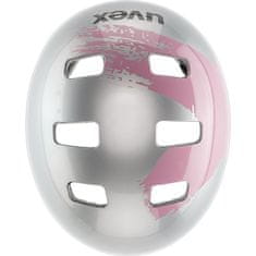 Uvex Kid 3 kaciga, Silver/Rose, srebrna/roza, 51 - 55