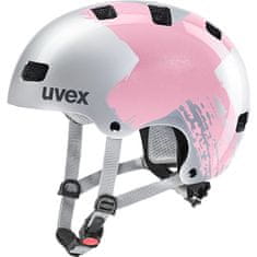 Uvex Kid 3 kaciga, Silver/Rose, srebrna/roza, 55 - 58