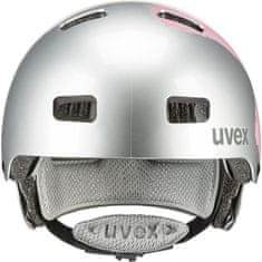 Uvex Kid 3 kaciga, Silver/Rose, srebrna/roza, 51 - 55