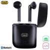 HMP 12E20 AIR mini Bluetooth 5.1 slušalice s mikrofonom, TWS, jedinica za punjenje, touch kontrola, crne