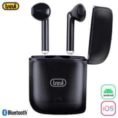 HMP 12E20 AIR mini Bluetooth 5.1 slušalice s mikrofonom, TWS, jedinica za punjenje, touch kontrola, crne