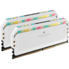 Corsair Dominator Platinum RAM memorija, RGB, 32GB (2x16GB), DDR5, DRAM, 5600 mHz, C36, bijela