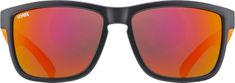 Uvex LGL 39 naočale, Mat sivo-narančasta/Mirror Red