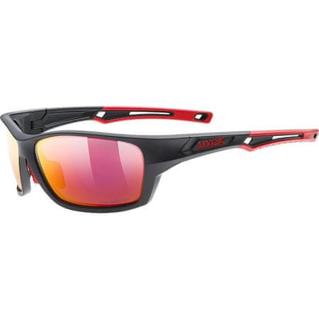  Uvex SportStyle 232 P naočale, Mat Black-Red/Mirror Red 