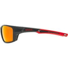 Uvex SportStyle 232 P naočale, Mat Black-Red/Mirror Red