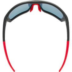 Uvex SportStyle 232 P naočale, Mat Black-Red/Mirror Red