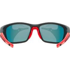 Uvex SportStyle 232 P naočale, Mat Black-Red/Mirror Red