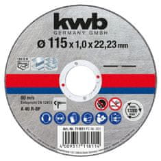 KWB OPP tanki rezni disk, 115x1,0 mm (49711811)