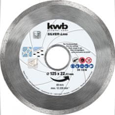 KWB 3-dijelni set dijamantnih reznih diskova, 125 mm (49797085)