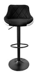 Aga Bar stolica Crna/Crno-bijela