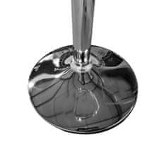 Aga 2x Barska stolica Srebrna/Crno-bijela