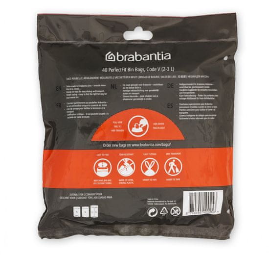 Brabantia PerfectFit vrećice, 2-3 l (V), 40/1, bijela