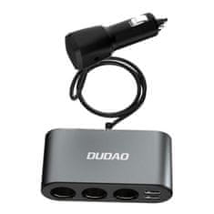 DUDAO R1Pro auto punjač 2x USB / 3x Splitter, crno