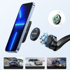 Ugreen LP360 magnetski držač mobitela za auto, crno