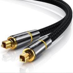 MG Fiber Toslink audio optički kabel SPDIF 1.5m, crno