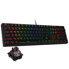 Redragon Surara K582 RGB mehanička tipkovnica, smeđi prekidači