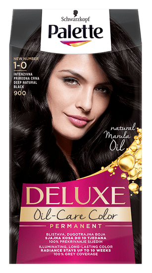 Schwarzkopf Palette Deluxe boja za kosu, 900 Deep Natural Black