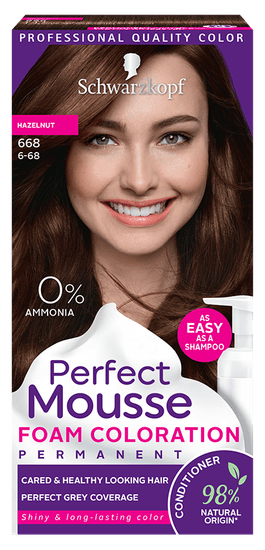 Schwarzkopf Perfect Mousse boja za kosu, 668 lješnjak