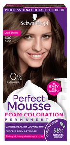  Schwarzkopf Perfect Mousse boja za kosu, 600 svijetlo smeđa