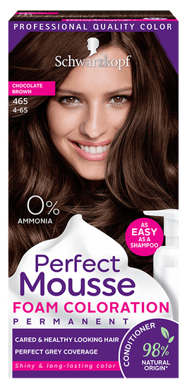 Schwarzkopf Perfect Mousse boja za kosu, 465 čokoladno smeđa