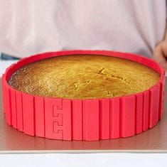 Netscroll Prilagodljivi silikonski kalup za torte i deserte od 4 dijela za različite oblike, ShapeStar.