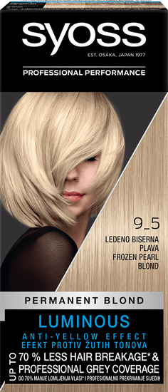 Syoss Baseline Color boja za kosu, 9-5 ledeno biserno plava