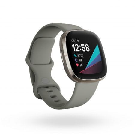 Fitbit Sense pametni sat, sivi (FB512SRSG)