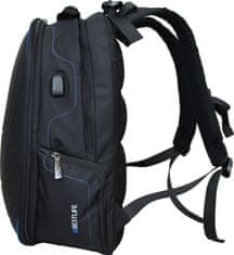 BESTLIFE gamer ruksak za prijenosna računala Assailant BL-BB-3331GE,17″/43,18 cm, crna/plava